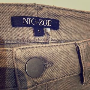 Nice and Zoe skinny stretch jeans, size 6, gray